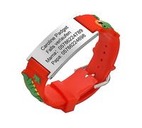 Bracelet SOS pour Enfants - Bracelet d'identification SOS pour Enfants avec Numéro de Téléphone - Bracelet en Silicone Imperméable Anti-Perte avec Nom et Identification pour Garçons et Filles