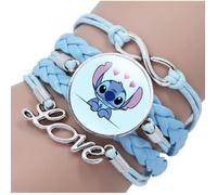 Bracelet - Souillon - Stitch - Bleu - Réglable - Kawaii