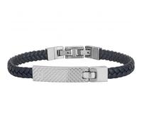 Bracelet souple simon en acier 316l avec diamant blanc