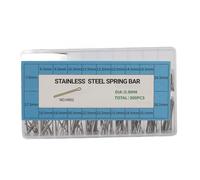 Bracelet Split Pins 304 Pièces de montre en acier inoxydable assortiment 0,9 mm d'épaisseur 7,5 26,5 mm de longueur pour réparer les sangles de montre à la maison