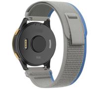 Bracelet Sport 20mm Nylon Élastique Compatible with Garmin Forerunner/Vivoactive/Venu Sq & Compatible with Amazfit Active/Bip/GTS - Gris