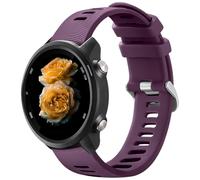 Bracelet Sport 20mm Silicone Compatible with Garmin Forerunner 245/645/55, Vivoactive 3/5/6 & Compatible with Samsung Galaxy Watch 6/5/4/3 - Violet