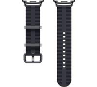 Samsung Bracelet Athleisure original pour Samsung Galaxy Watch 9 (40/44mm) / Watch 8 (40/44mm) / Classic (46mm) Taille S/M Graphite Gris