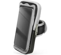 Bracelet sport en néoprène avec compartiments pour smartphones taille 3XL - Noir