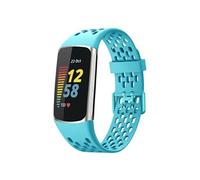 imoshion Bracelet sport en silicone avec boucle pour Fitbit Charge 5 / 6 - Turquoise