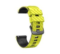Bracelet sport en silicone de 22 mm Pour Huawei Watch Ultimate GT5 Pro GT4 46 mm GT3 GT2(Green Black,For GT5 46mm)