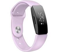 Bracelet Sport en Silicone Simple Remplacement pour Fitbit Inspire HR - Rose&Violet (Taille L)