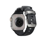 Nomad Goods - Bracelet Apple Watch Rocky Point - Cuir naturel, Titane