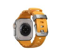 Nomad Goods Bracelet Apple Watch Rocky Point Sport – Sol Jaune – 45/49 mm Titane naturel