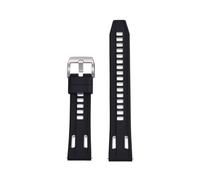 Bracelet sport étanche en silicone bicolore 20 mm 22 mm(Black Grey,22mm)