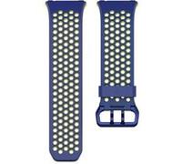 Bracelet Sport Fitbit Perforé Cobalt et vert citron pour Ionic Taille L
