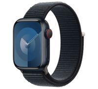 Bracelet Sport Loop pour Apple Watch Series 1 t/m 9 / SE (38/40/41 mm) | Series 10 / 11 (42 mm) - Midnight Black