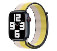 Apple Original Bracelet Sport Apple Watch 42mm / 44mm / 45mm / 49mm Lait d'avoine / Zeste de citron - MN5T3ZM/A