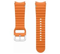Bracelet Sport original pour Samsung Galaxy Watch 4 / 5 / 6 / 7 / FE (20 mm) - Taille S/M - Orange