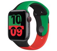 Bracelet Sport pour Apple Watch Series 1 t/m 11 / SE / Ultra (44/45/46/49 mm) - Taille S/M - Black Unity