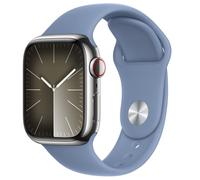 Bracelet Sport pour Apple Watch Series 1 t/m 9 / SE (38/40/41 mm) | Series 10 / 11 (42 mm) - Taille M/L - Winter Blue
