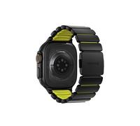 Bracelet Sport Renforcé pour Watch 49mm avec Fermoir Magnétique Noir / Vert