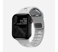 Nomad Sport Band - Bracelet de montre pour montre intelligente - 150 - 200 mm - gris lunaire - pour Apple Watch Hermès Series 9, SE 3, Series 10, Series 11, Series 9, Ultra 2, Ultra 3 G