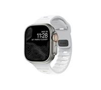 Nomad Bracelet Sport Fkm Watch Series 1-9 / Se / Ultra (2) 42/44/45/49 Mm Blanc