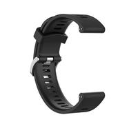 INF Bracelet de montre en silicone pour Garmin Forerunner 245 Le noir 20 mm