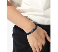 Bracelet stylé double en cuir 1580494 - Longueur : 17,5 cm