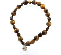 Bracelet sud-africain en œil de tigre + perles de 8 mm en œil de tigre