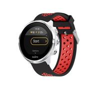 Bracelet Suunto 9 Baro,Suunto 9,Suunto 7,Sony Smartwatch 2 Bracelet de sport en silicone avec boucle argentée et épingle Noir
