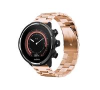 Bracelet Suunto 9 Baro,Suunto 9,Suunto 7,Sony Smartwatch 2 Bracelet en acier avec aide à l'installation Rose dorée
