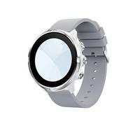 Bracelet Suunto 9 Baro,Suunto 9,Suunto 7,Sony Smartwatch 2 Bracelet en silicone avec boucle argentée sans aide à l'installation Gris