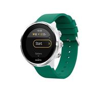 Bracelet Suunto 9 Baro,Suunto 9,Suunto 7,Sony Smartwatch 2 Bracelet en silicone avec boucle argentée sans aide à l'installation Vert