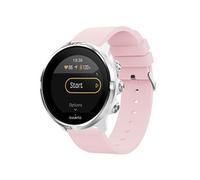 Bracelet Suunto 9 Baro,Suunto 9,Suunto 7,Sony Smartwatch 2 Bracelet en silicone avec boucle argentée sans aide à l'installation Rose