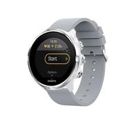 Bracelet Suunto 9 Baro,Suunto 9,Suunto 7,Sony Smartwatch 2 Bracelet en silicone avec boucle argentée sans aide à l'installation Gris