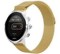 Bracelet Suunto 9 Baro,Suunto 9,Suunto 7,Sony Smartwatch 2 Bracelet magnétique milanais avec assistance à l'installation Dorée