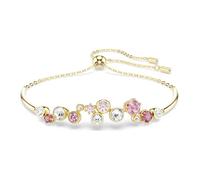 Bracelet - SWAROVSKI - Constella - Métal rhodié doré - Longueur: 24 cm - Couleurs: Incolore, Rose, Rouge
