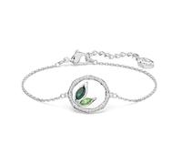 Bracelet - SWAROVSKI - Dellium - Plaqué argent - Motif bambou - Cristaux blancs