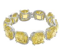 Bracelet - SWAROVSKI - Harmonia - Plaqué rhodium - Cristaux jaunes - Adulte