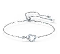 Bracelet - SWAROVSKI - Infinity Simple - Métal rhodié - Cristaux incolores - Argenté