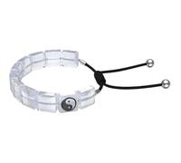 Bracelet - SWAROVSKI - Letra - Noir - Cordon de coton - Longueur réglable 12-24 cm