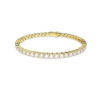 Bracelet - SWAROVSKI - Matrix Tennis - Plaqué or doré - Zirconias blancs - Longueur 15,5 cm (Taille S)