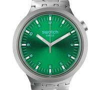 Bracelet Swatch Big Bold Irony Forest cadran vert en acier inoxydable SB07S101G