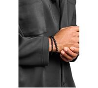 THOMAS SABO Bracelet talisman avec perles œil de tigre et obsidienne - Bracelet de force avec signification et bande élastique