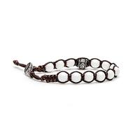 Bracelet tamashii white ag spécial édition bhs 1100-14, Taglia unica, Agate blanche, argent sterling, Agate blanche