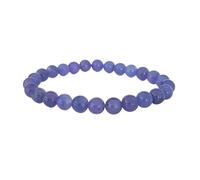 Bracelet tanzanite bleue 7 mm