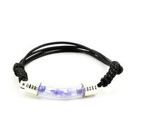 Bracelet Tanzanite Brut. Couleur Noir.