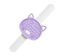Bracelet Tapis à lécher pour Chat, Aide au toilettage en Silicone de 10cm | Bracelet portable pour tapis à lécher pour chat de 10 cm. La sangle réglable s'adapte à les poignets. Libère une