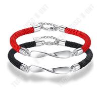 Bracelet - TD® - Mobius - Argent Sterling - Design Géométrique - Anti-fatigue