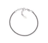 Bracelet Tennis Femme AMEN BTBN16 925% D'argent Noir Taille M