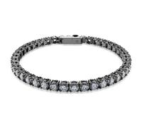 Bracelet Tennis Matrix, Taille ronde, Gris, Métal plaqué ruthénium M