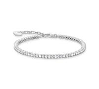 Bracelet - THOMAS SABO - Argent rivière - Oxyde de zirconium - Longueur ajustable 16-19 cm