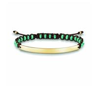Bracelet - Thomas Sabo - LBA0056-896-17 - Argent - 12-19 cm - Vert Doré Marron